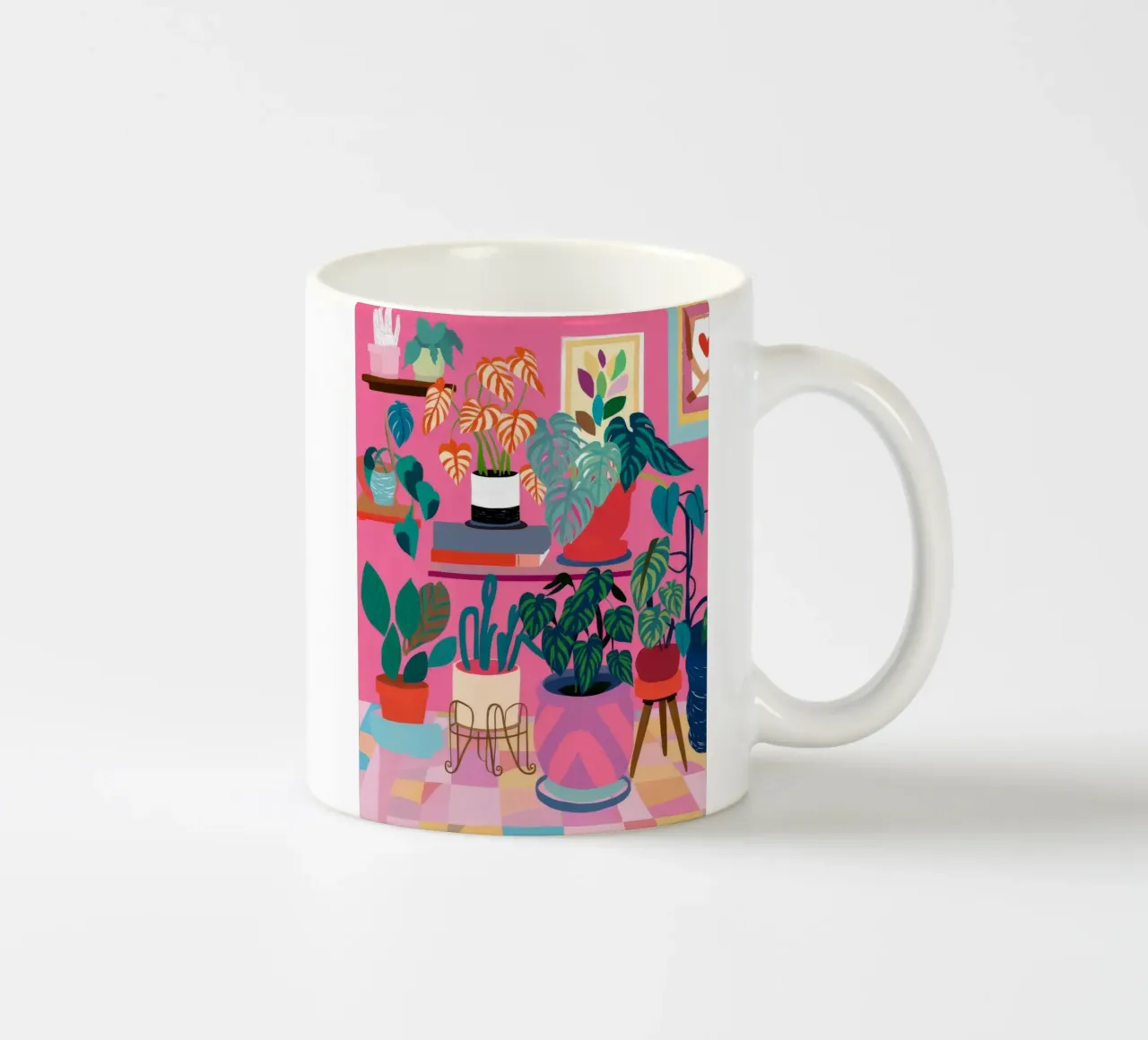 Urban Jungle Vibrancy ceramic mug by Chroma Haven