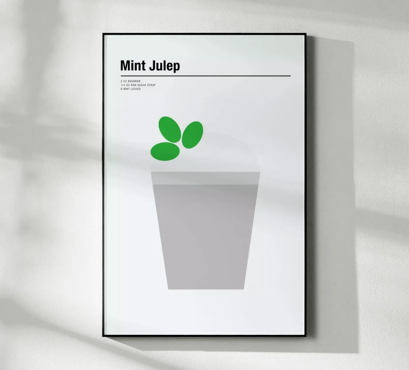 Mint Julep acryl van Nick Barclay