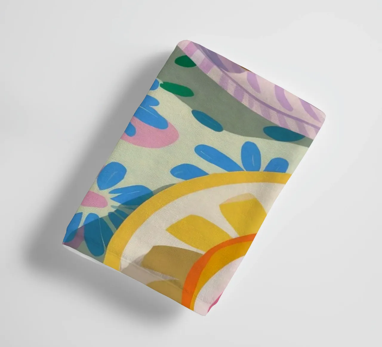 Citrus Kiwi Delight towel by Chroma Haven