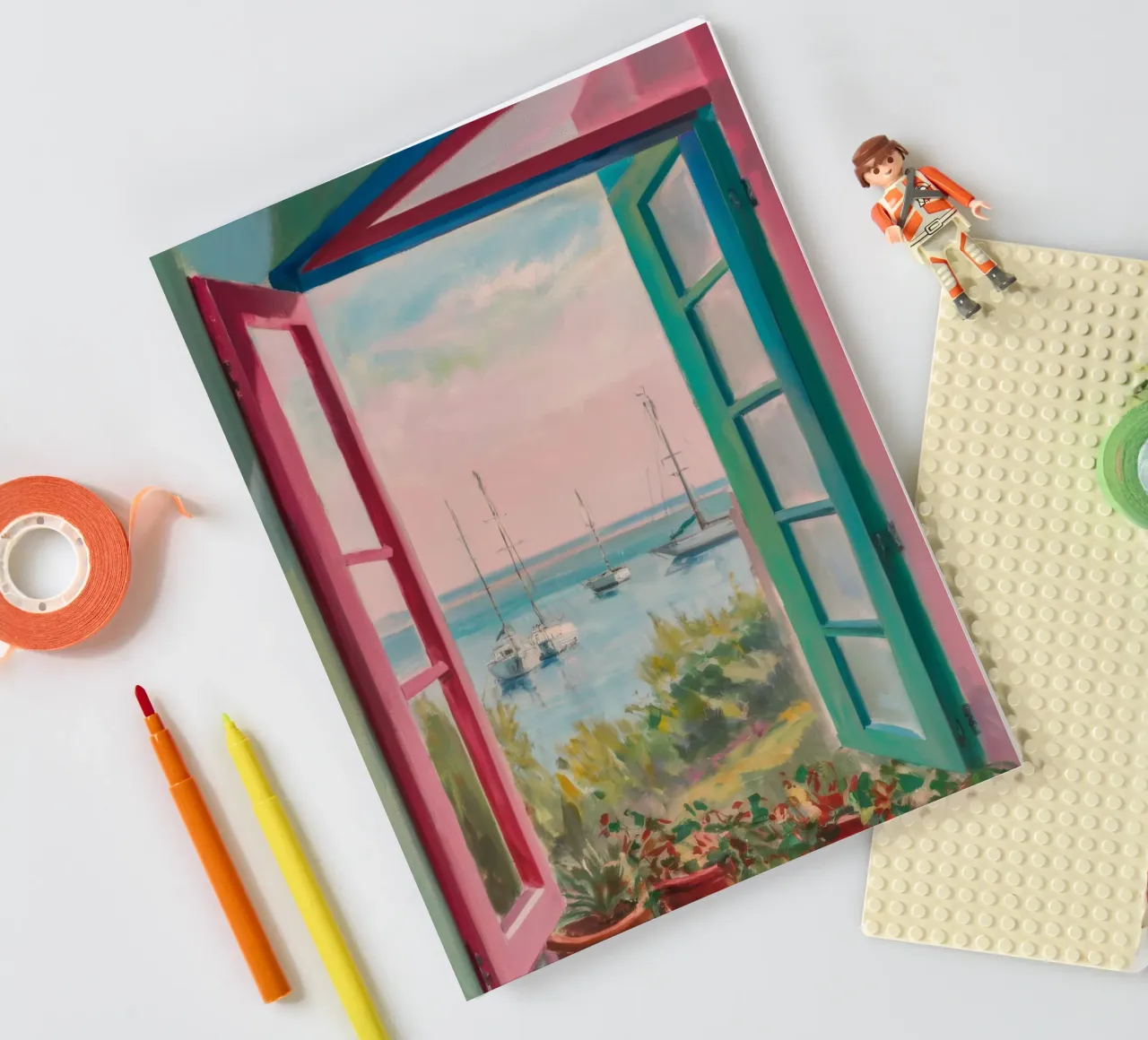 Seaside Window Escape notebook by Chroma Haven