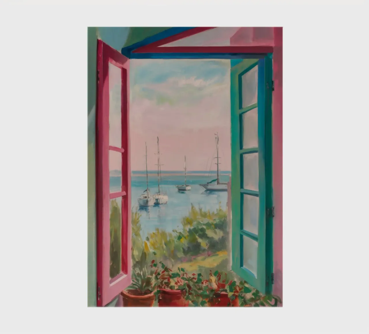 Seaside Window Escape notebook by Chroma Haven