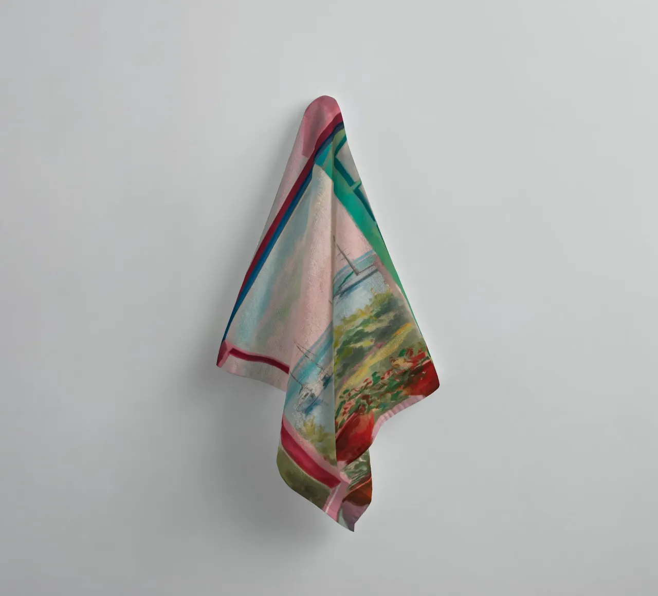 Seaside Window Escape towel by Chroma Haven