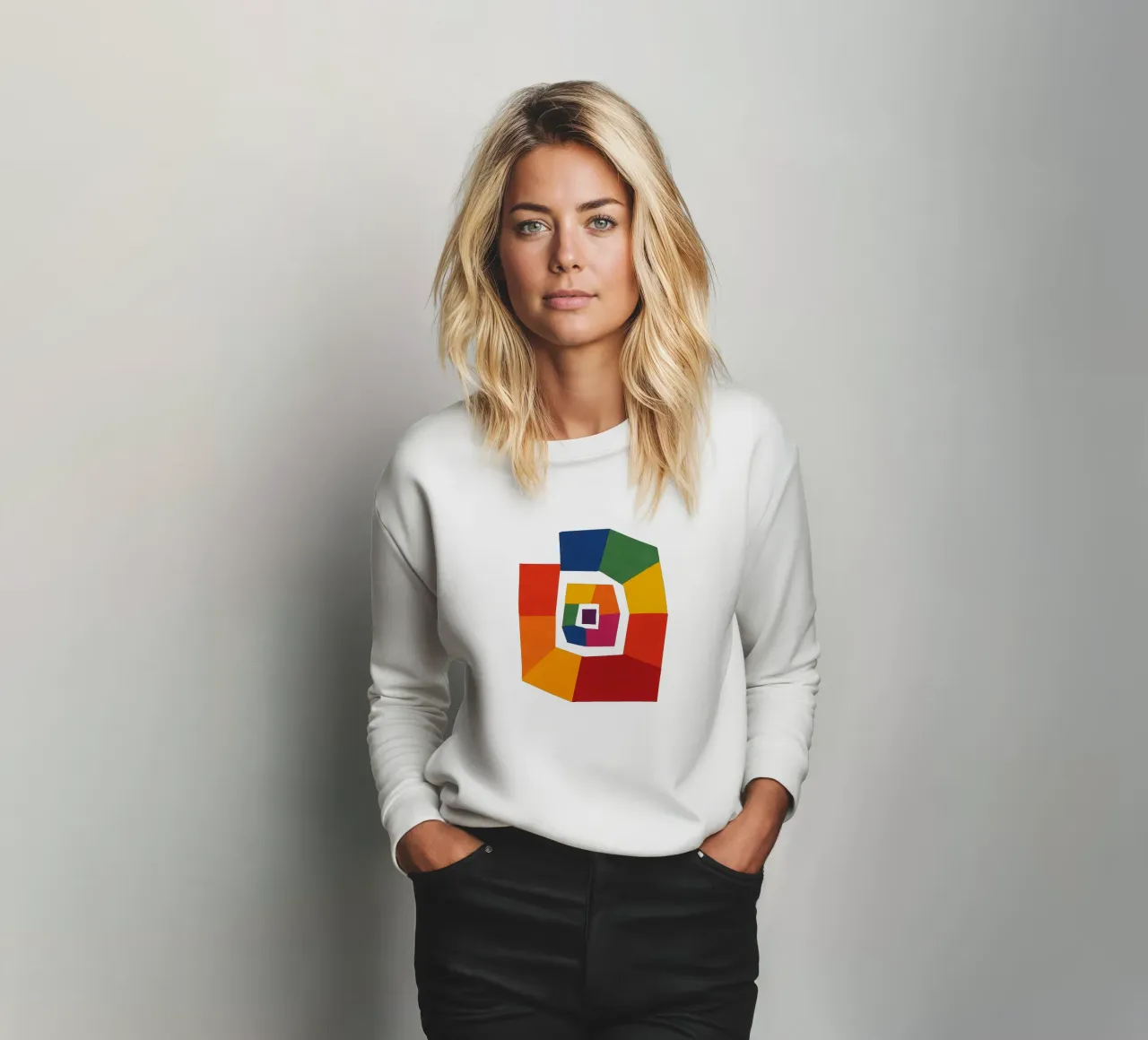 Lumaca geometrica II felpa da HicksShop