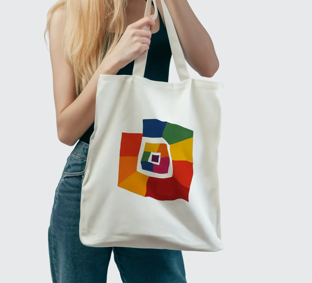 Lumaca geometrica II borsa in juta da HicksShop