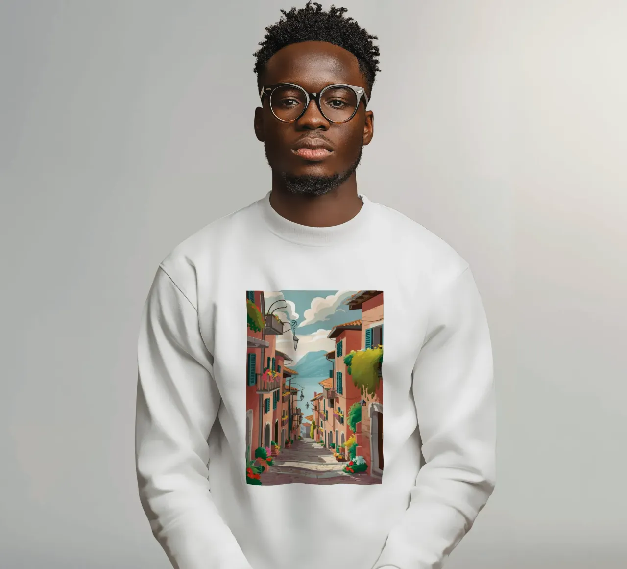 Viaggio in una strada stretta felpa da Haven Mirage