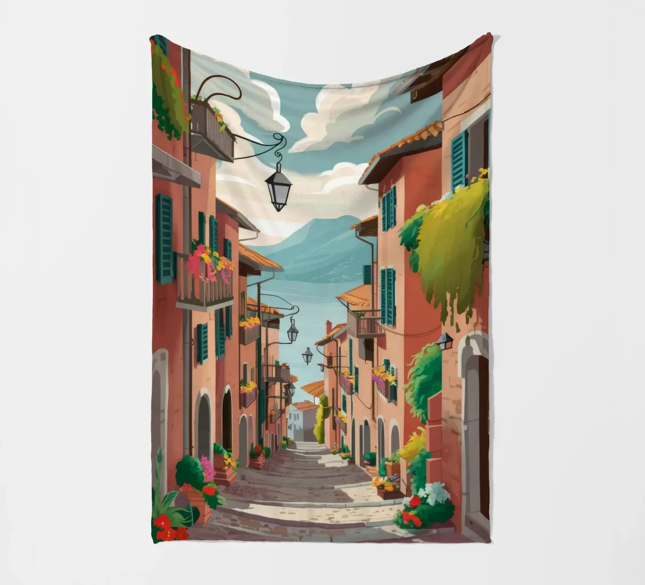 Viaggio in una strada stretta coperta in pile da Haven Mirage