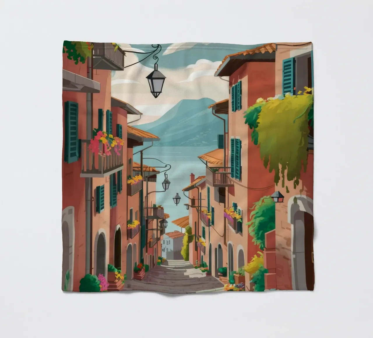 Viaggio in una strada stretta coperta in pile da Haven Mirage