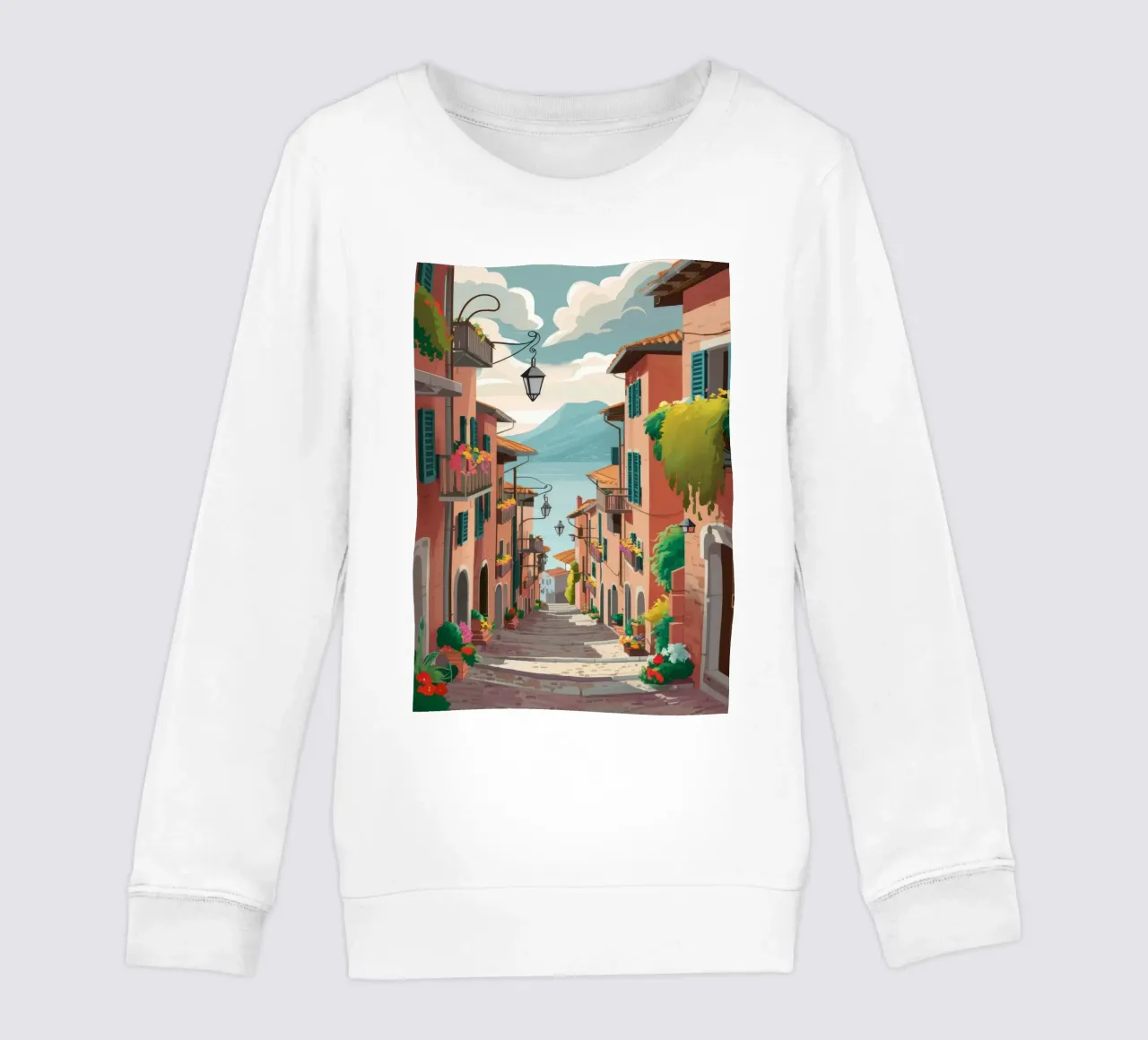 Viaje por calles estrechas sudadera para niño de Haven Mirage