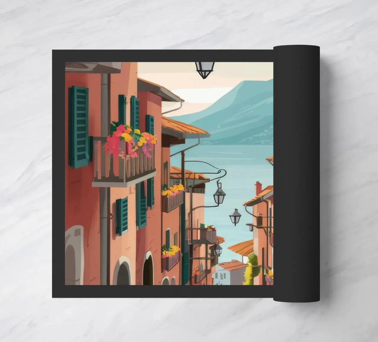 Viaggio in una strada stretta zerbino da Haven Mirage