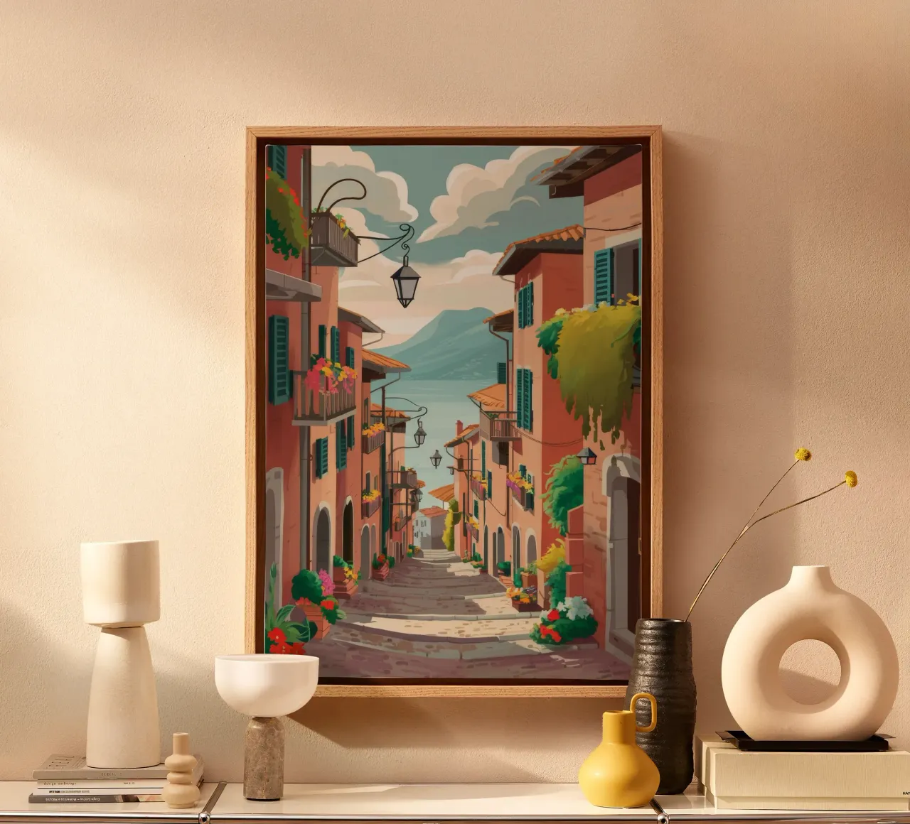 Viaggio in una strada stretta tela da Haven Mirage