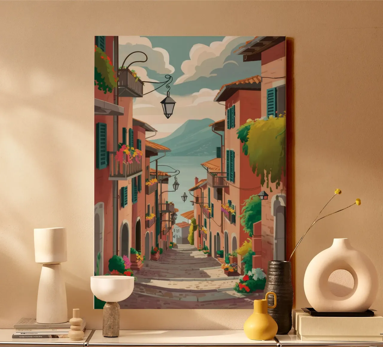 Viaggio in una strada stretta tela da Haven Mirage