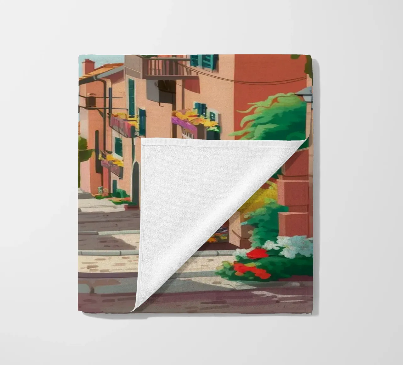 Viaggio in una strada stretta telo mare da Haven Mirage