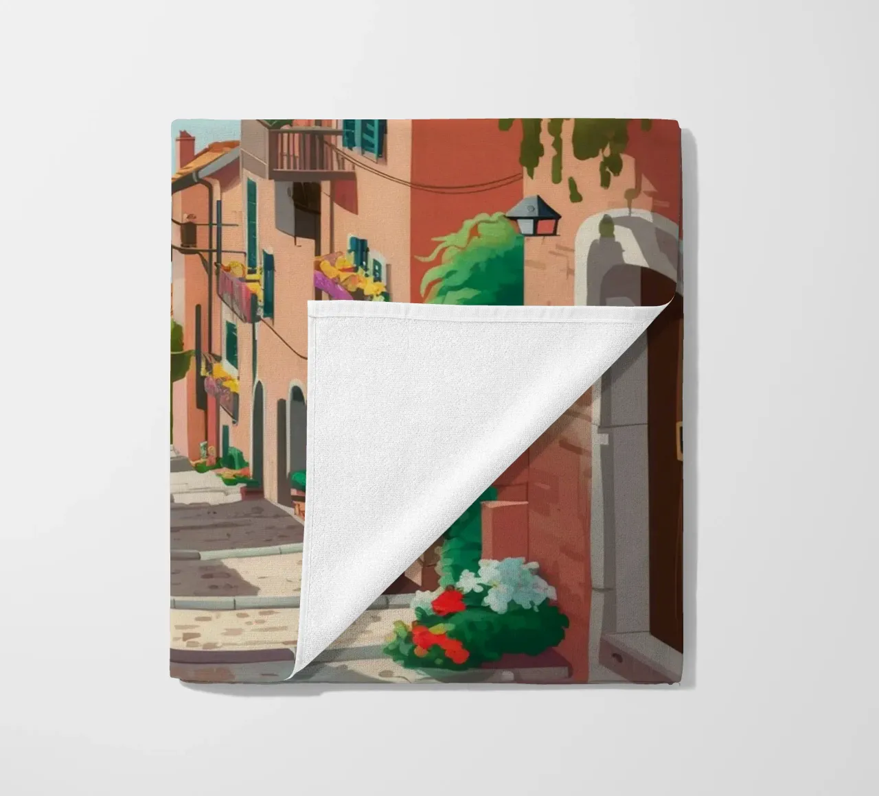 Viaggio in una strada stretta telo mare da Haven Mirage