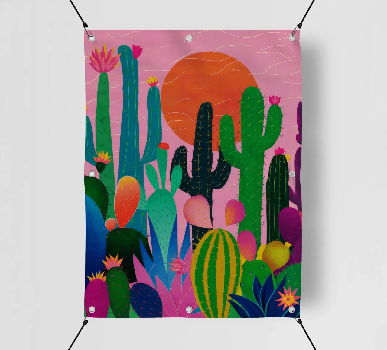 Desert Bloom Sunset pvc cover by Haven Mirage