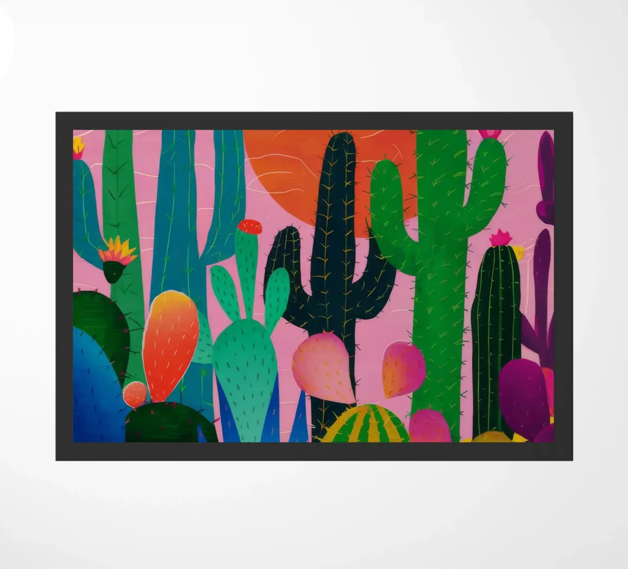 Desert Bloom Sunset doormat by Haven Mirage