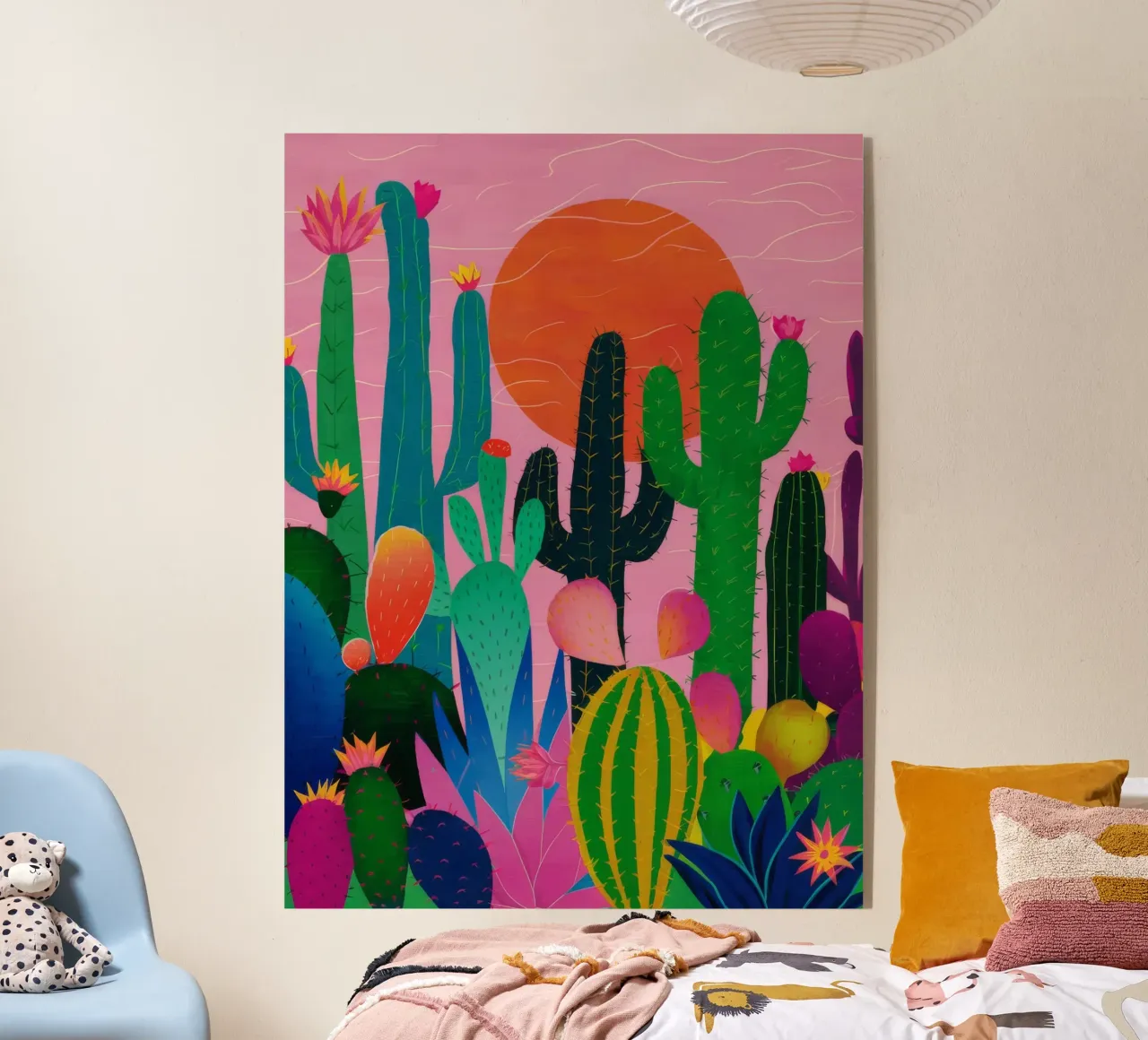 Desert Bloom Sunset acrylic glass by Haven Mirage