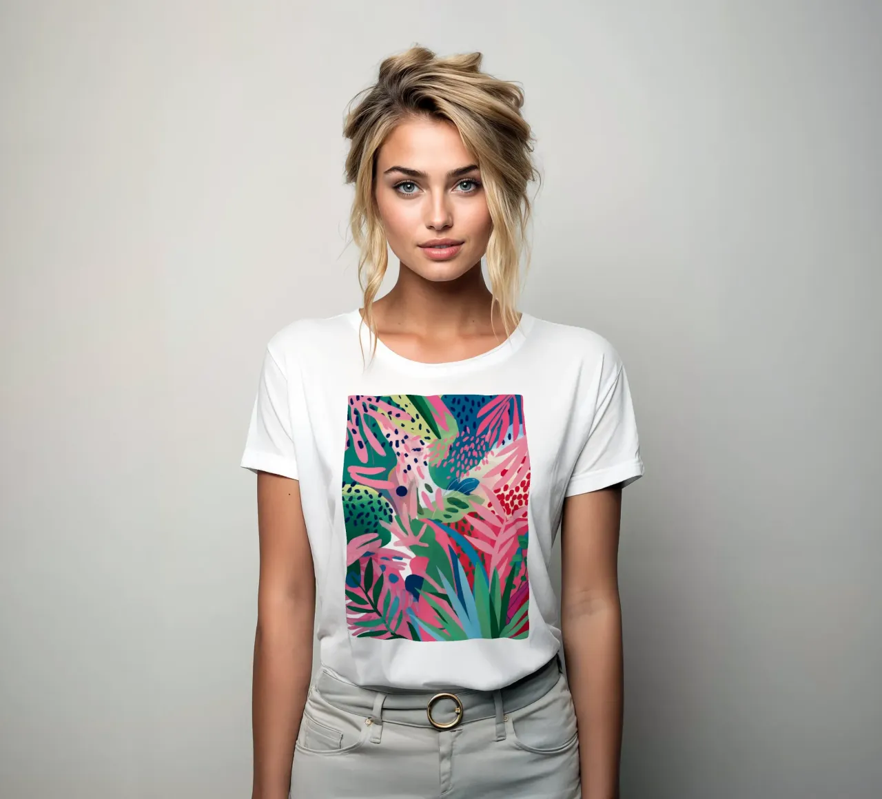 Azure Window Escape women's fitted t-shirt by Haven Mirage