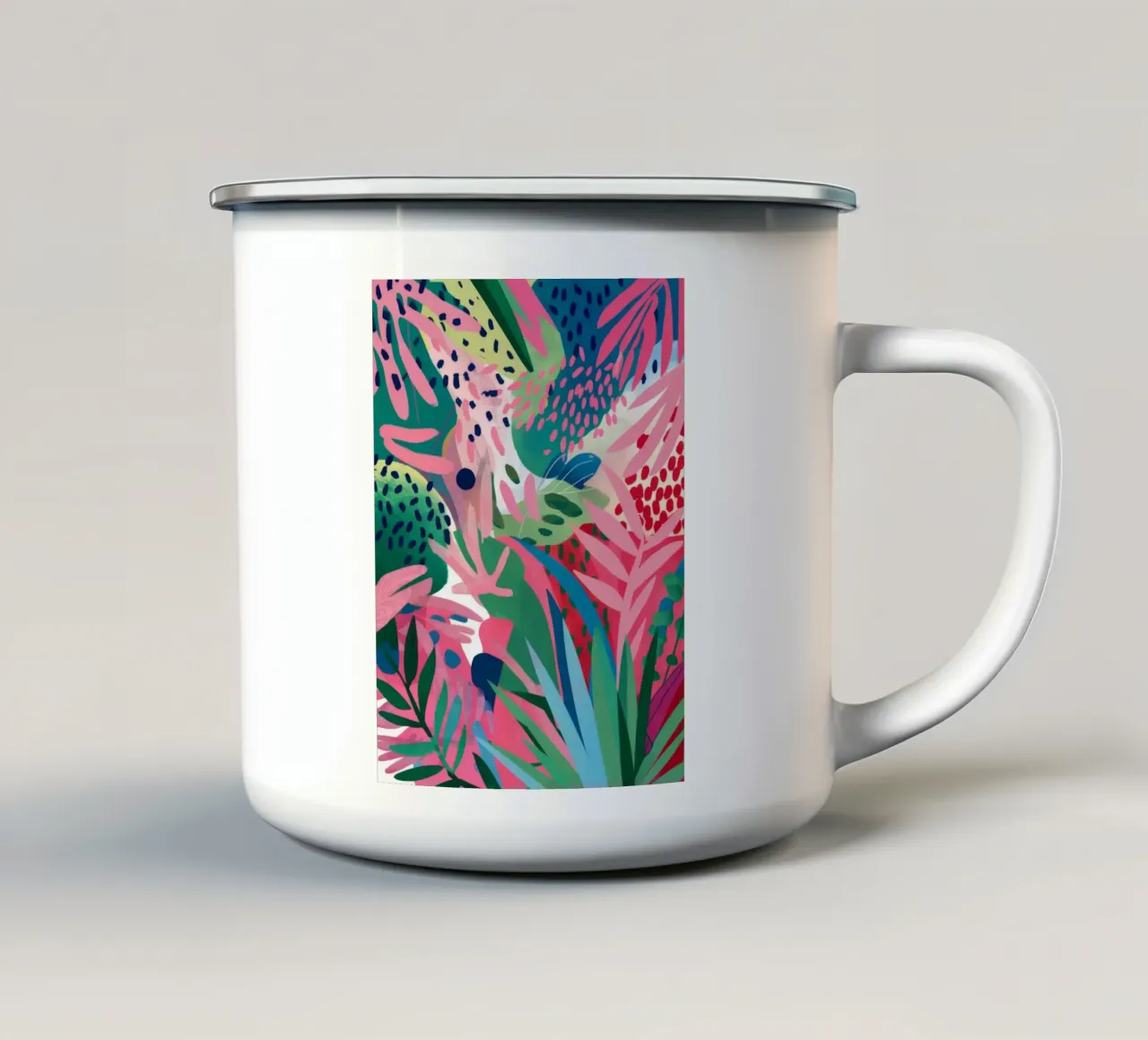 Azure Window Escape Emaille Tasse von Haven Mirage