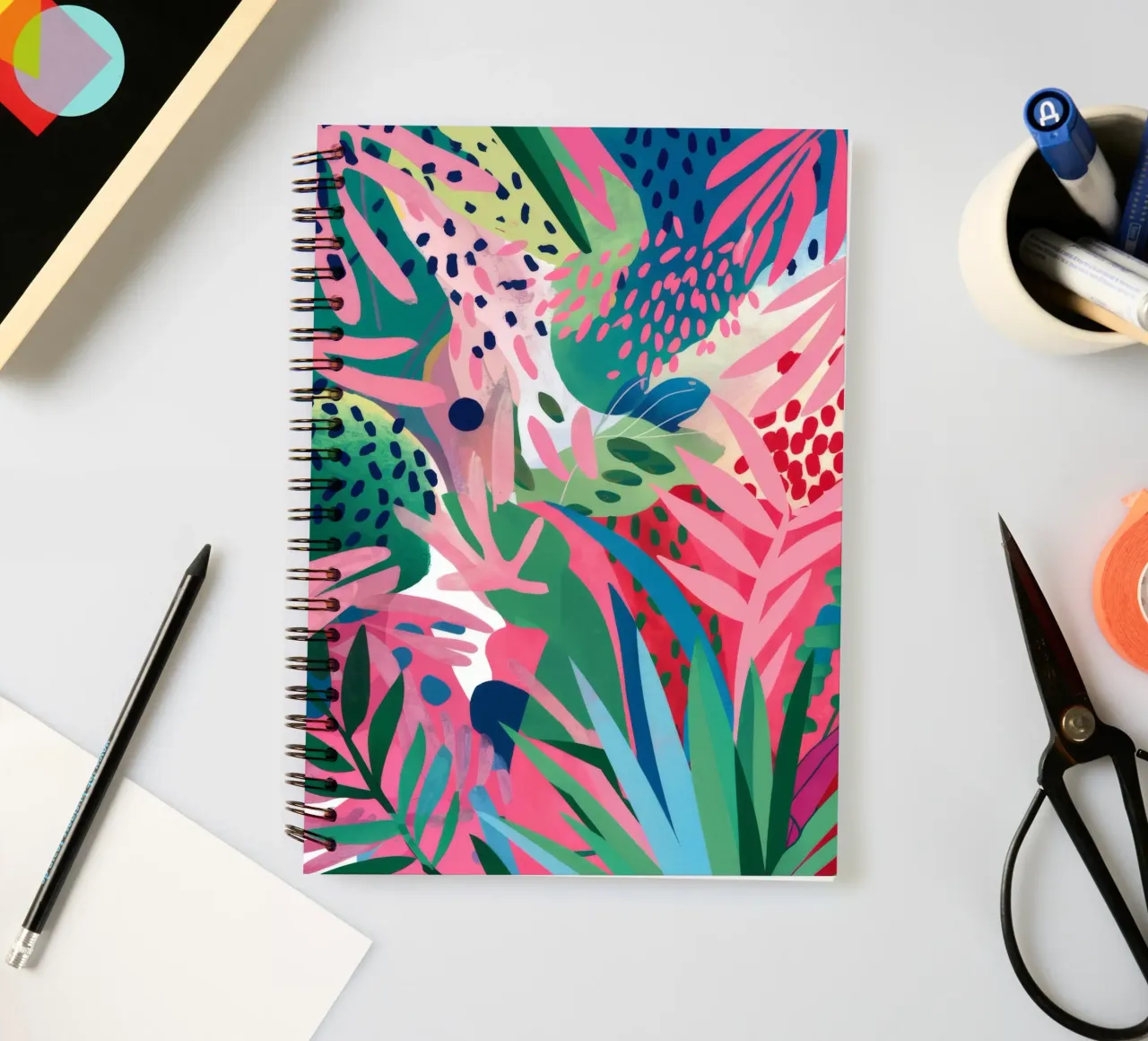Azure Window Escape spiral notebook by Haven Mirage