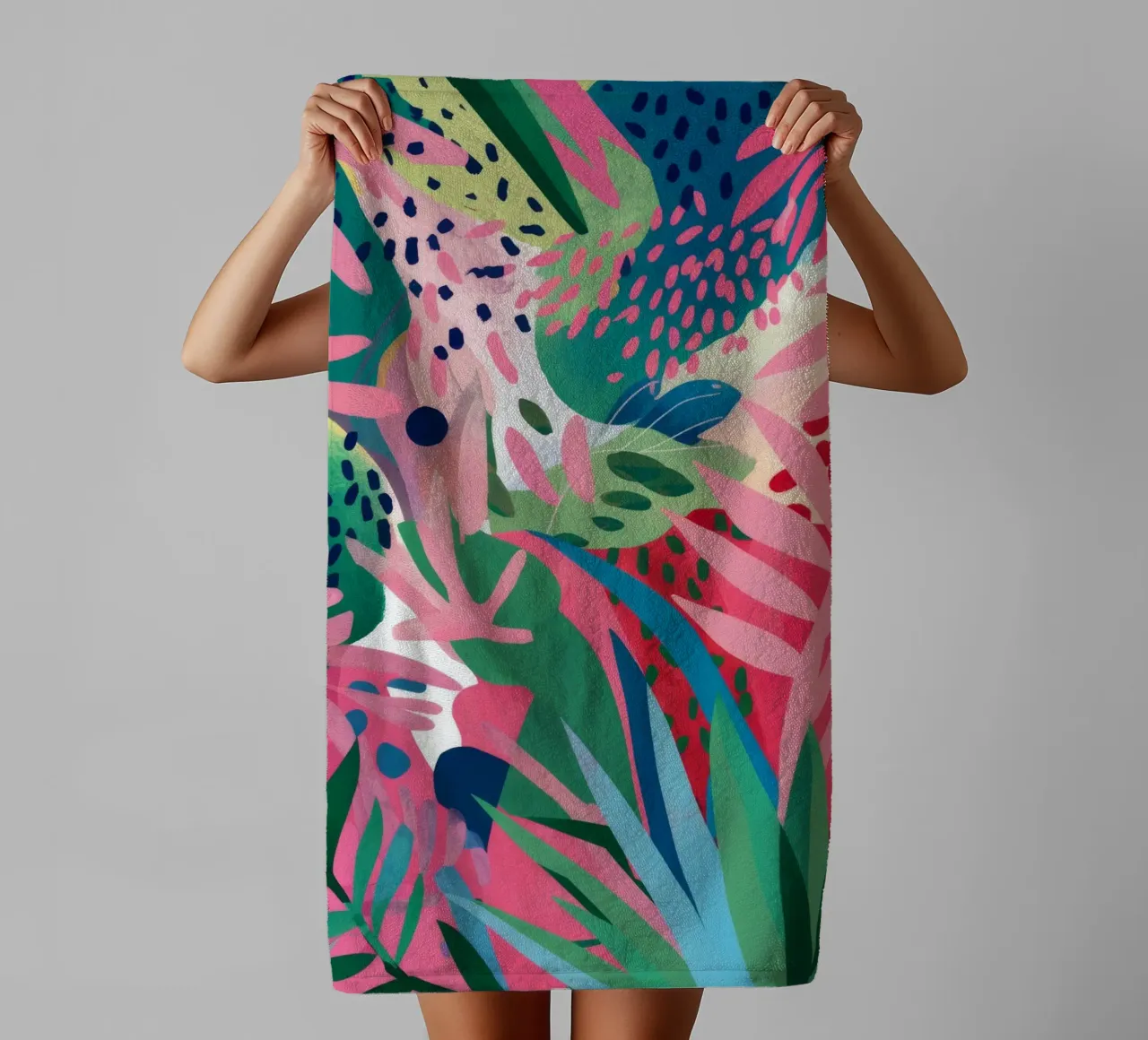 Azure Window Escape towel by Haven Mirage