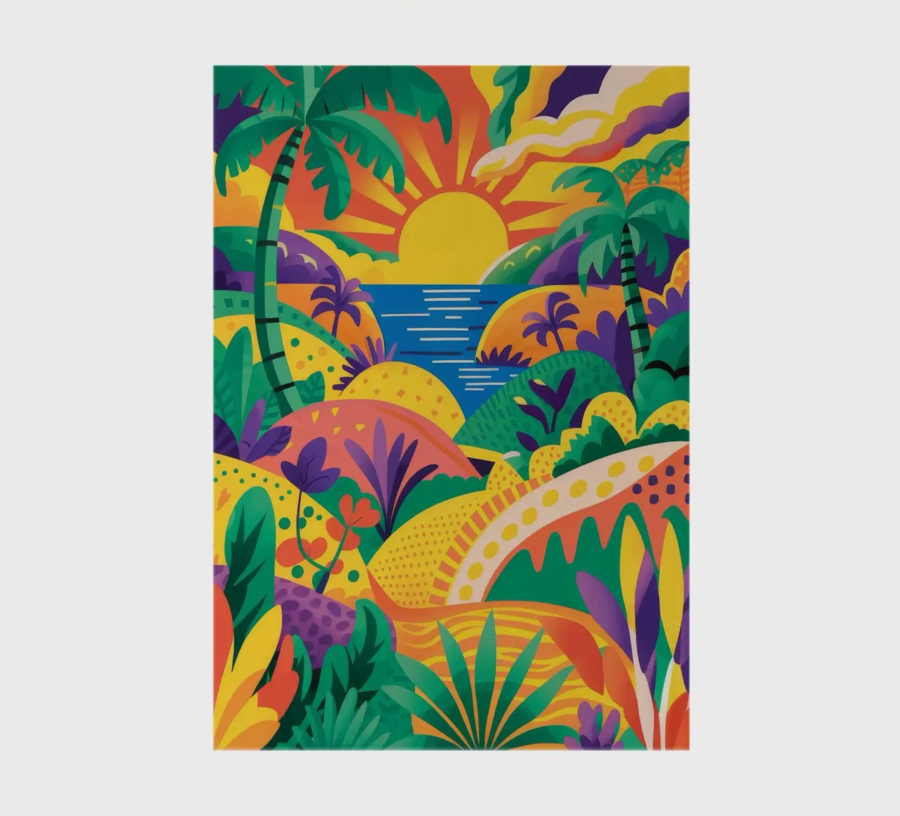 Verdant Jungle Dawn notebook by Paez Harmony