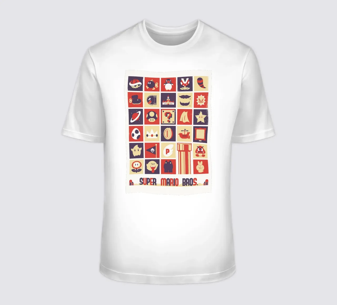 Pixel Power-Up Grid t-shirt da NextPixel