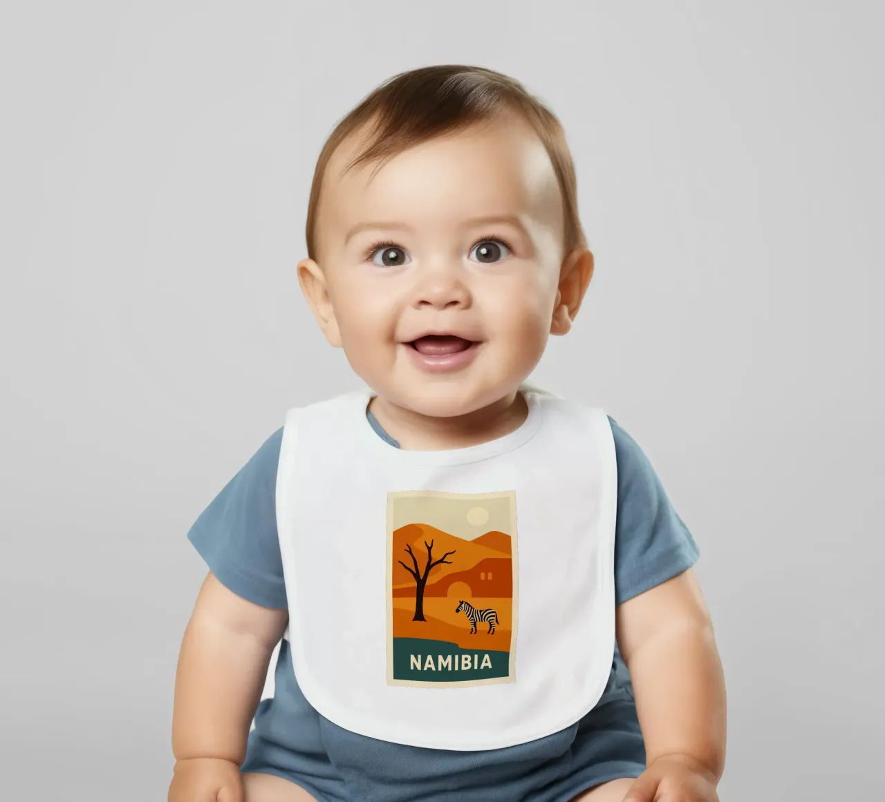 NAMIBIA - Selvaggia e sublime bavaglino da JETLAG | affiches voyage