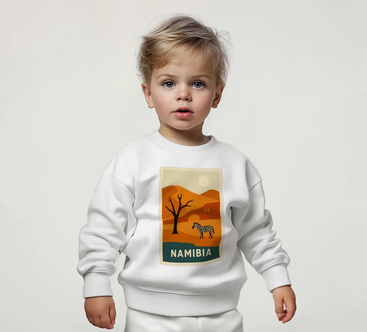 NAMIBIA - Wild und erhaben Baby Sweatshirt von JETLAG | affiches voyage