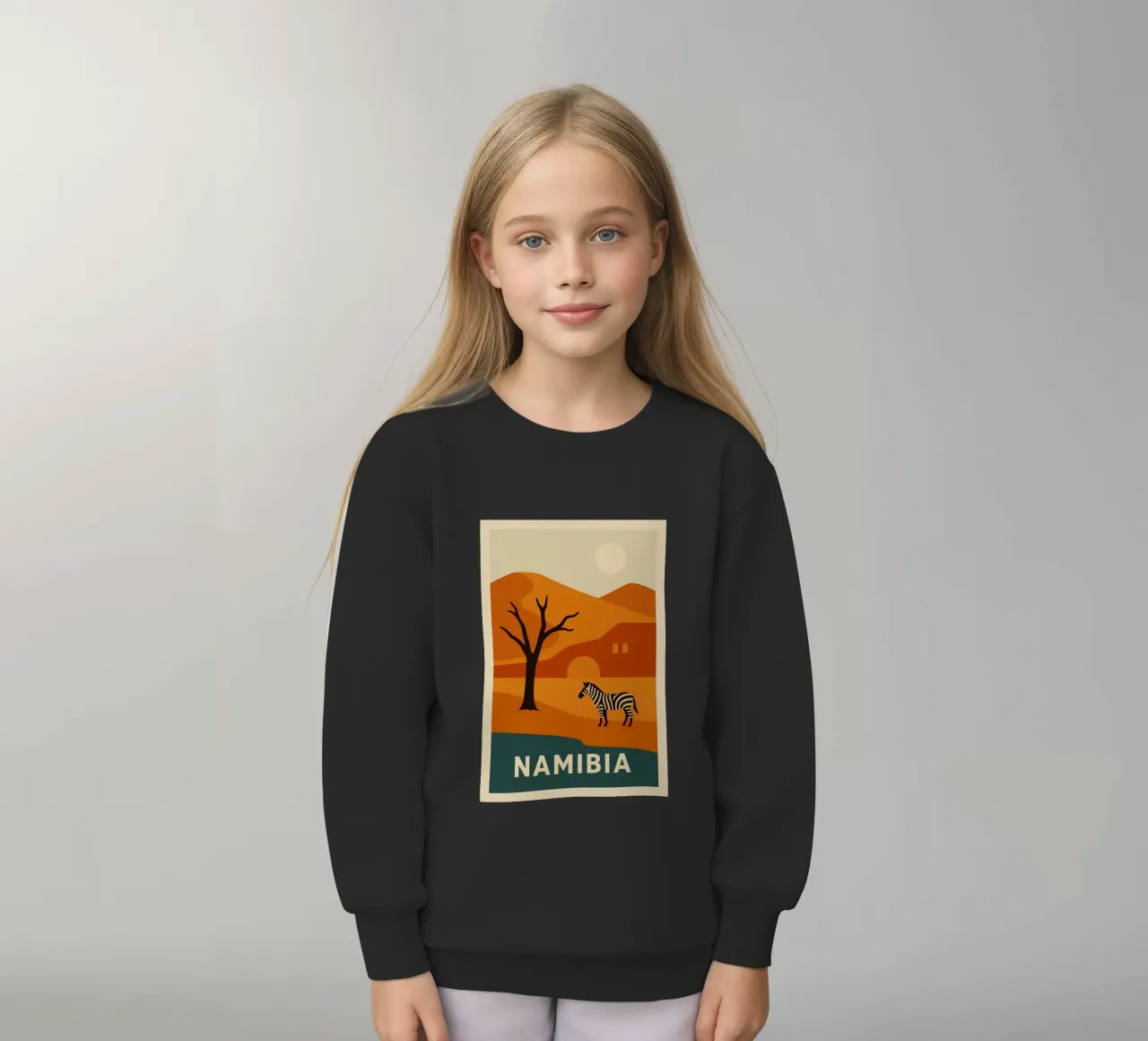 NAMIBIA - Selvaggia e sublime felpa bambino da JETLAG | affiches voyage