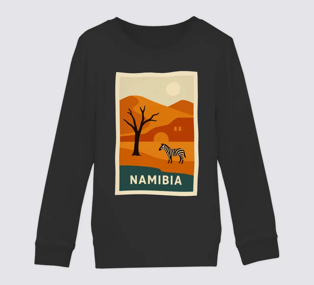 NAMIBIA - Selvaggia e sublime felpa bambino da JETLAG | affiches voyage