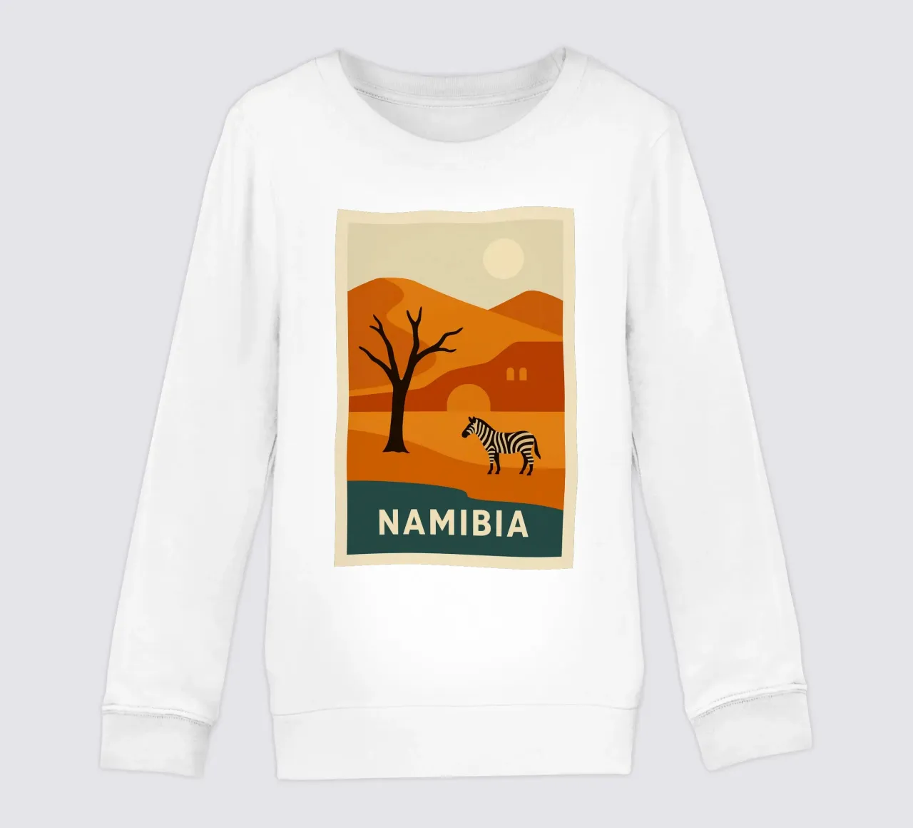 NAMIBIA - Selvaggia e sublime felpa bambino da JETLAG | affiches voyage
