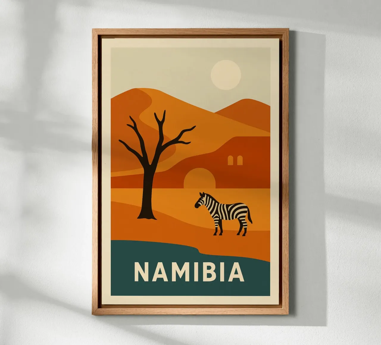 NAMIBIA - Selvaggia e sublime alluminio dibond da JETLAG | affiches voyage