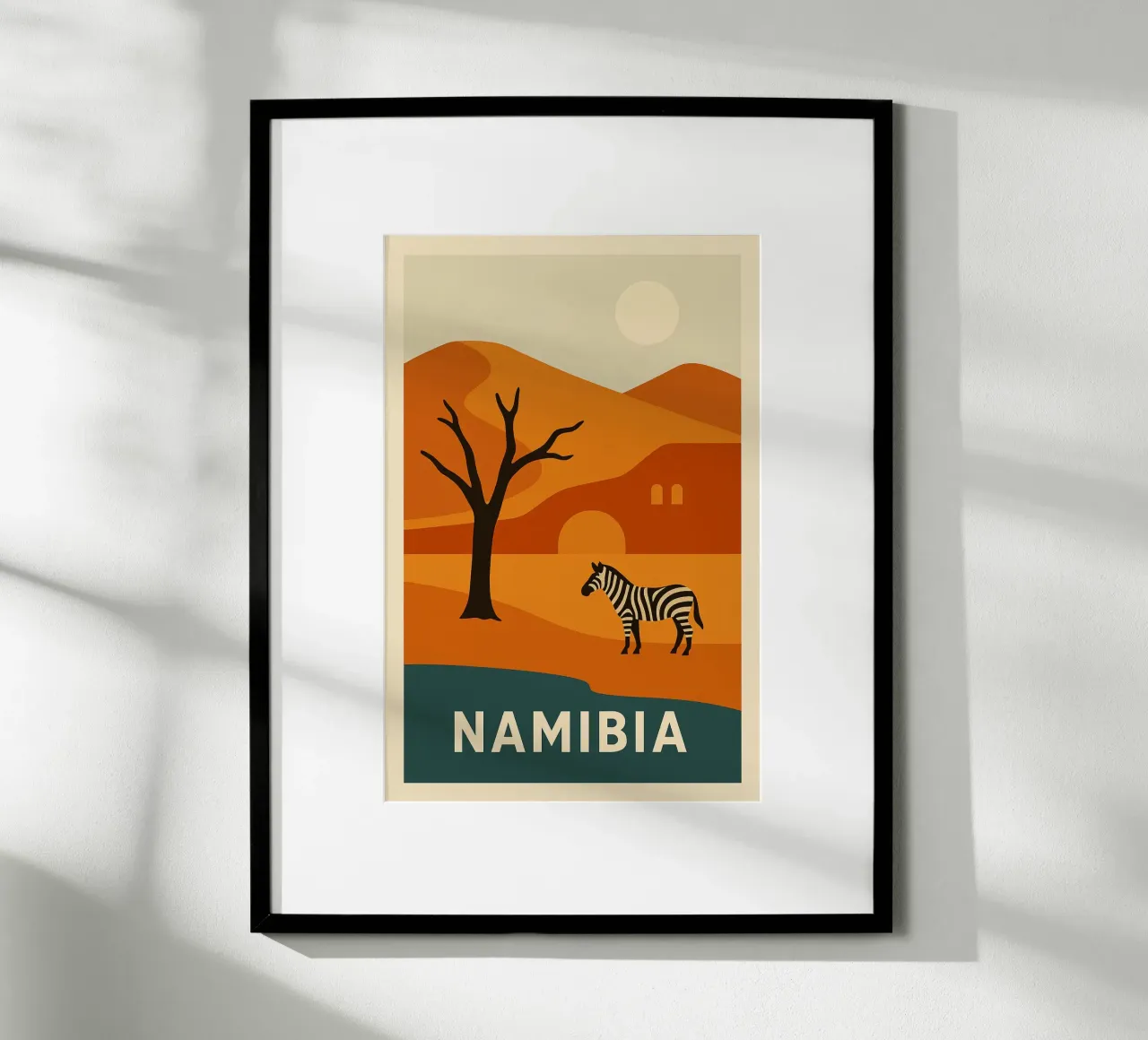 NAMIBIA - Selvaggia e sublime poster da JETLAG | affiches voyage