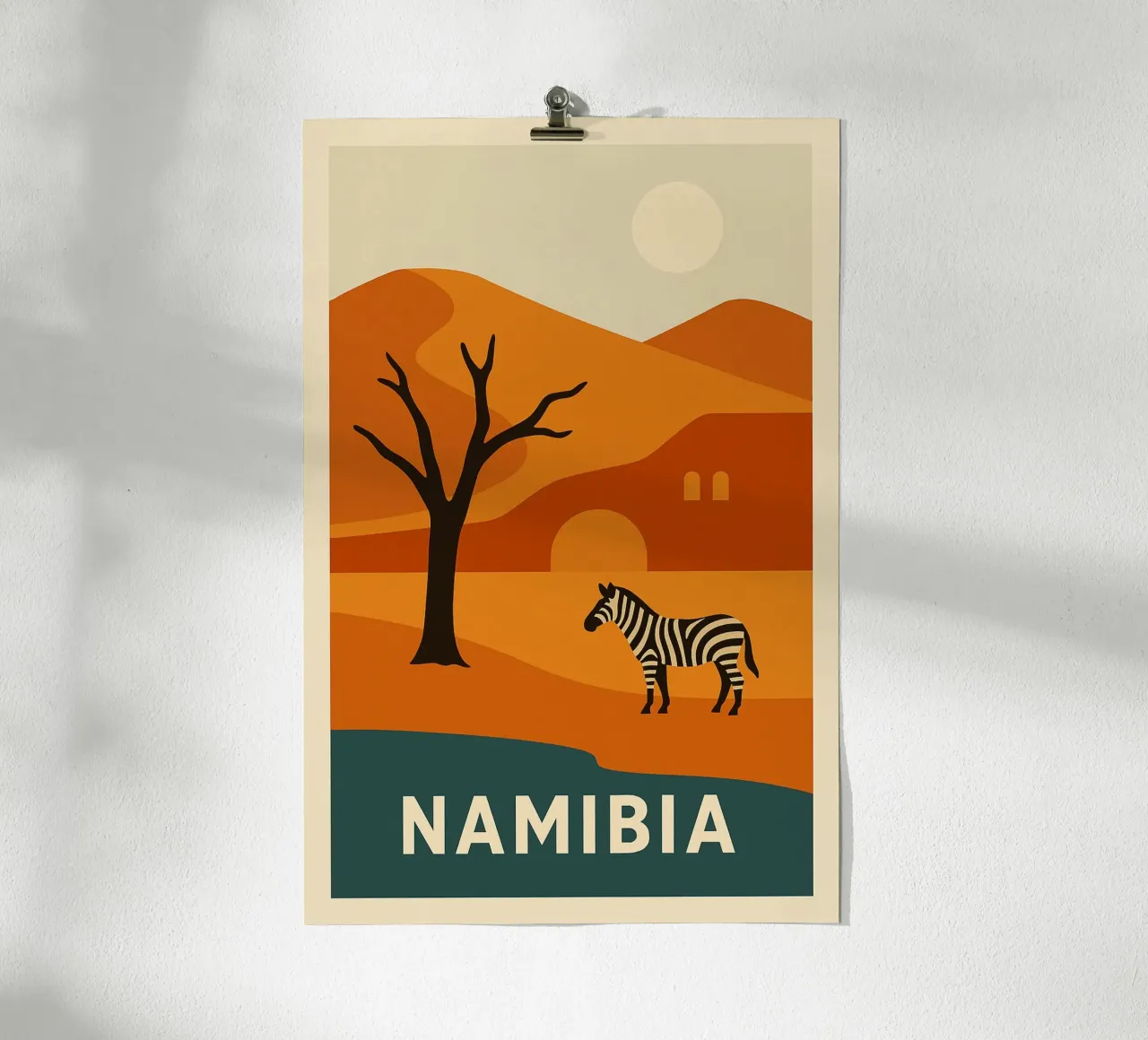 NAMIBIA - Selvaggia e sublime carta hahnemühle da JETLAG | affiches voyage