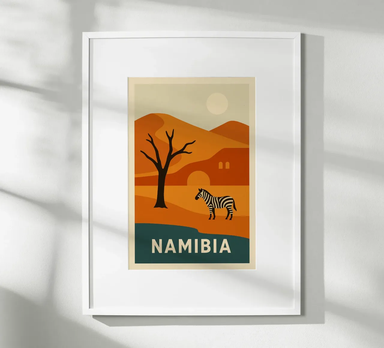 NAMIBIA - Selvaggia e sublime poster da JETLAG | affiches voyage