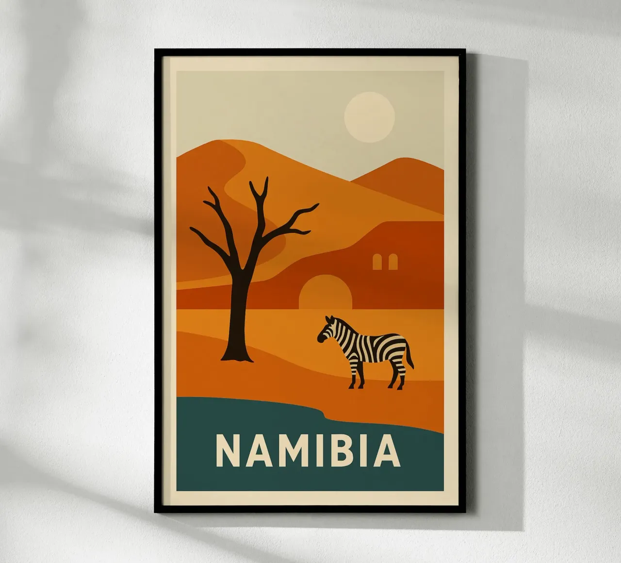 NAMIBIA - Selvaggia e sublime carta hahnemühle da JETLAG | affiches voyage