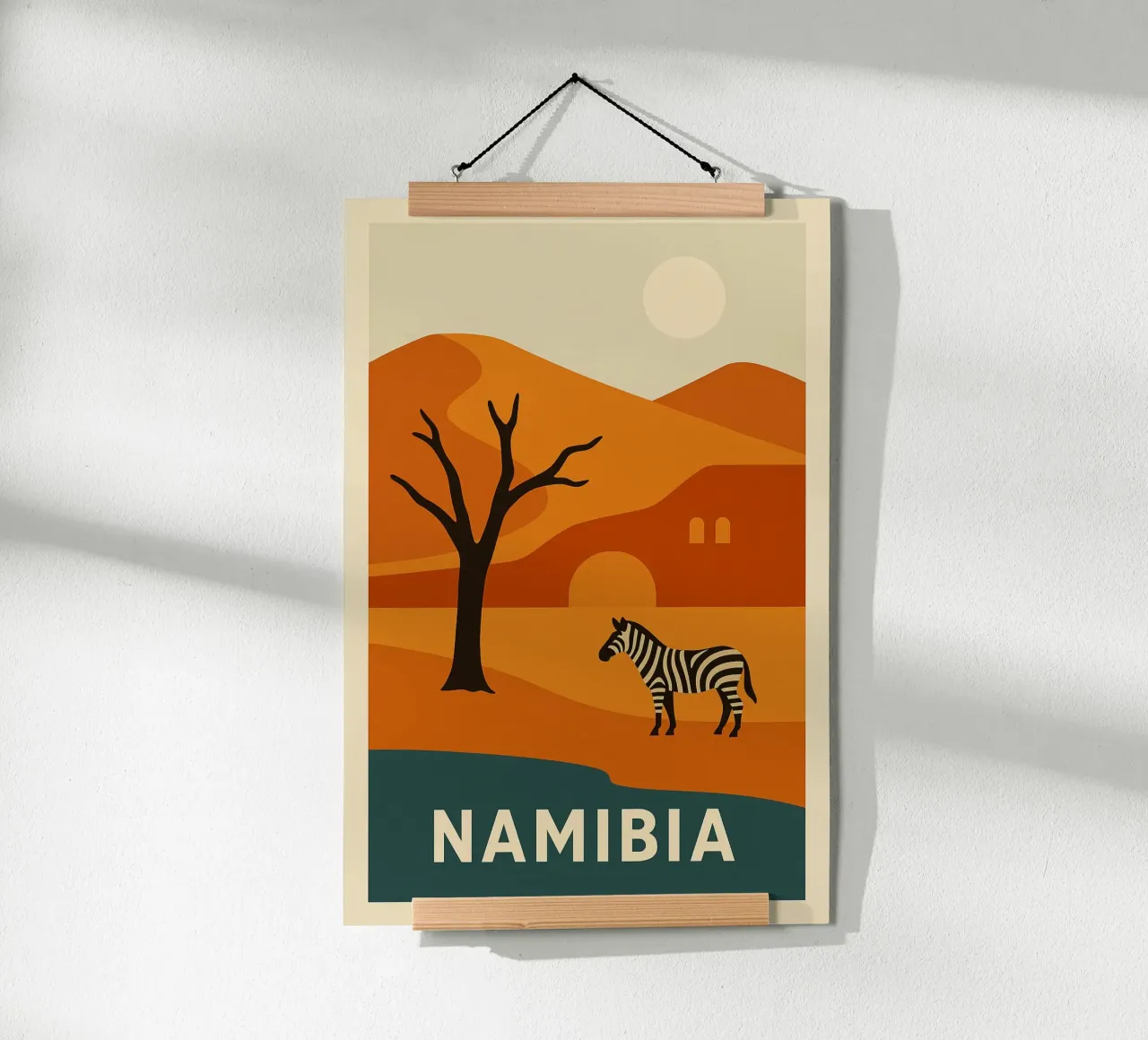 NAMIBIA - Selvaggia e sublime poster da JETLAG | affiches voyage