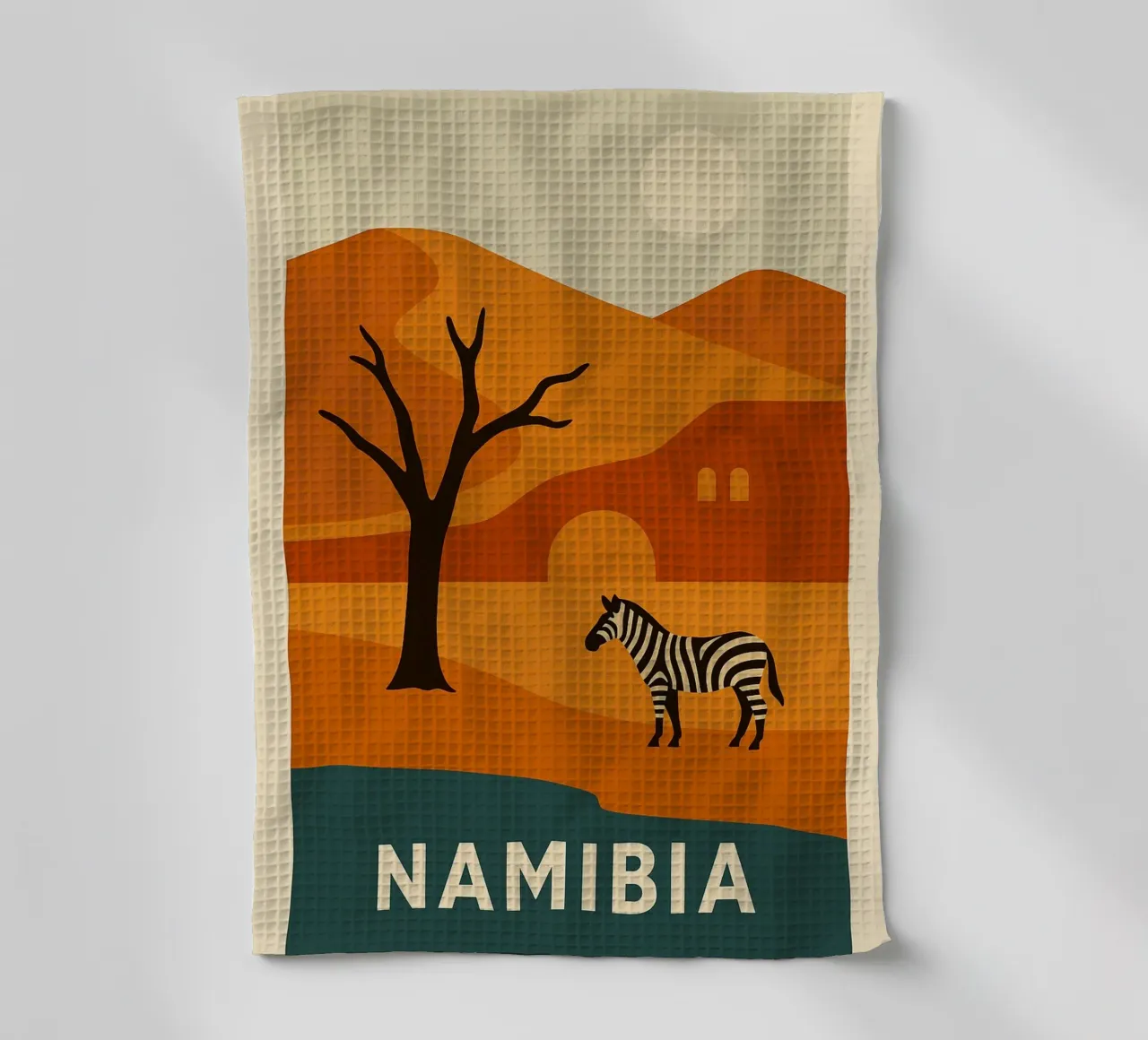 NAMIBIA - Selvaggia e sublime canovaccio da cucina da JETLAG | affiches voyage