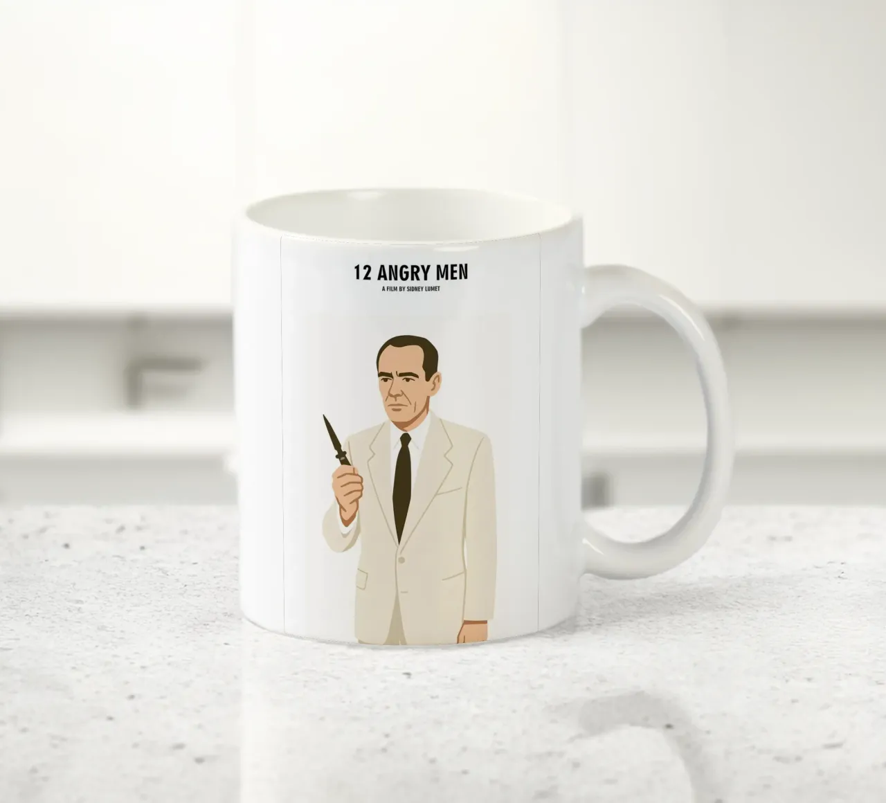 12 Angry Men Minimalist tazza in ceramica da MoviesArt
