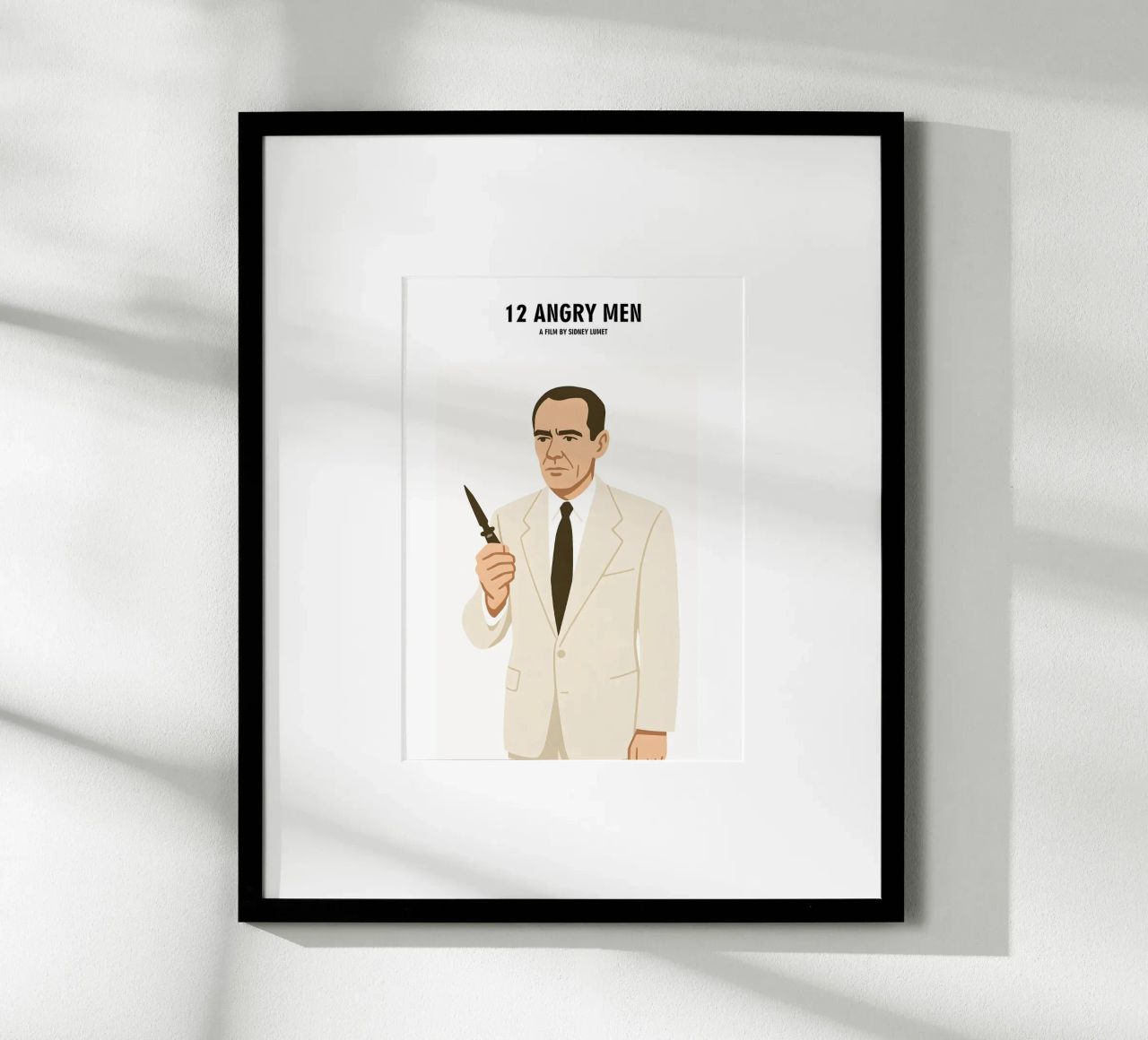 12 Angry Men Minimalist Poster von MoviesArt