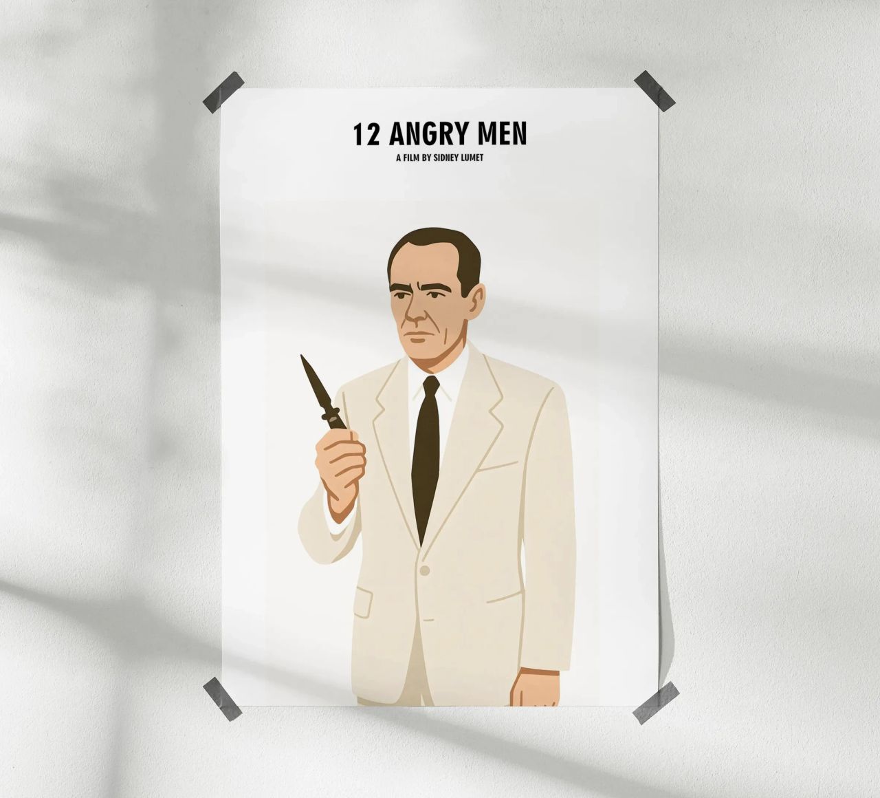 12 Angry Men Minimalist Poster von MoviesArt