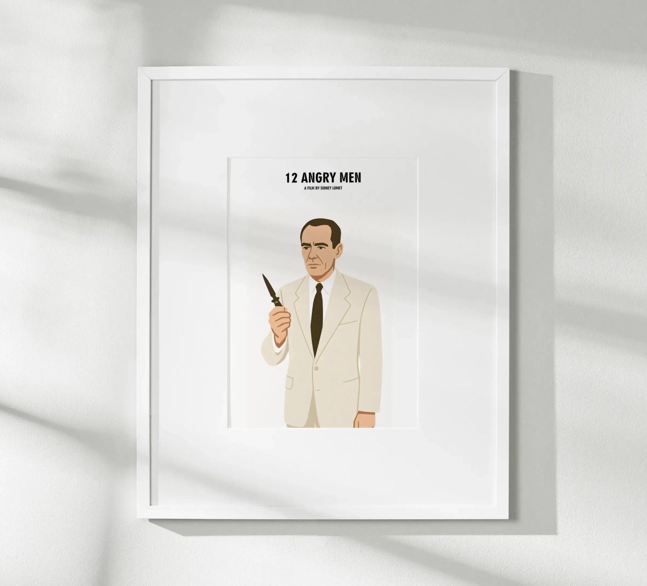 12 Angry Men Minimalist Poster von MoviesArt