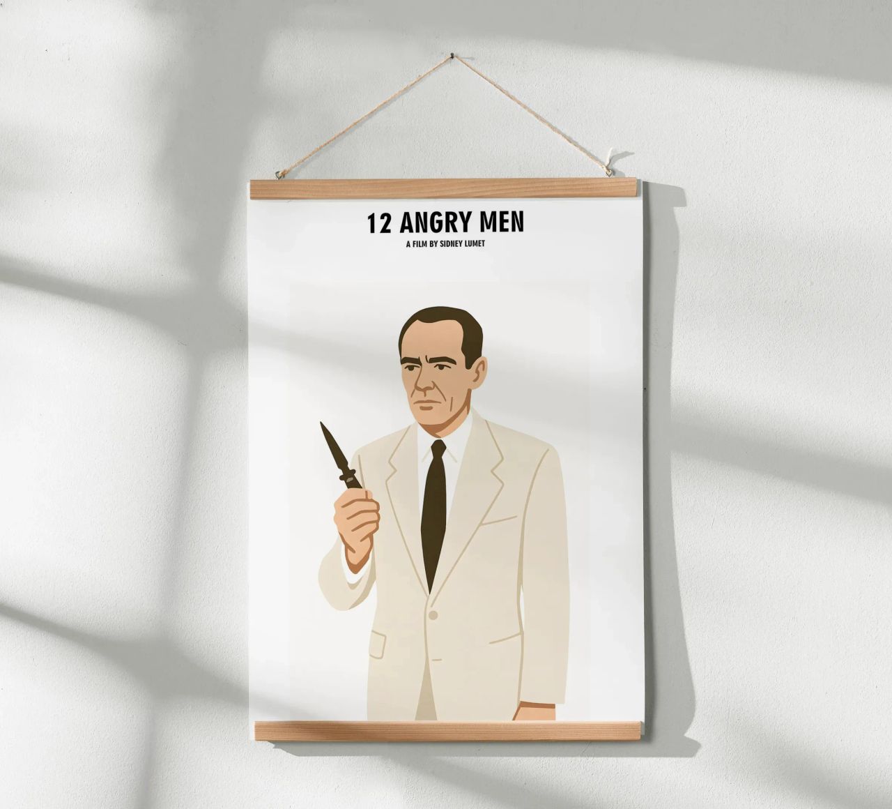 12 Angry Men Minimalist Poster von MoviesArt
