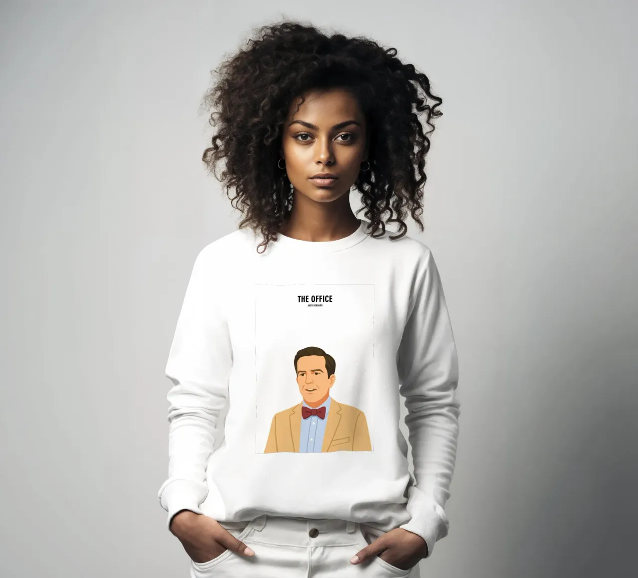 Andy Bernard The Office felpa da MoviesArt