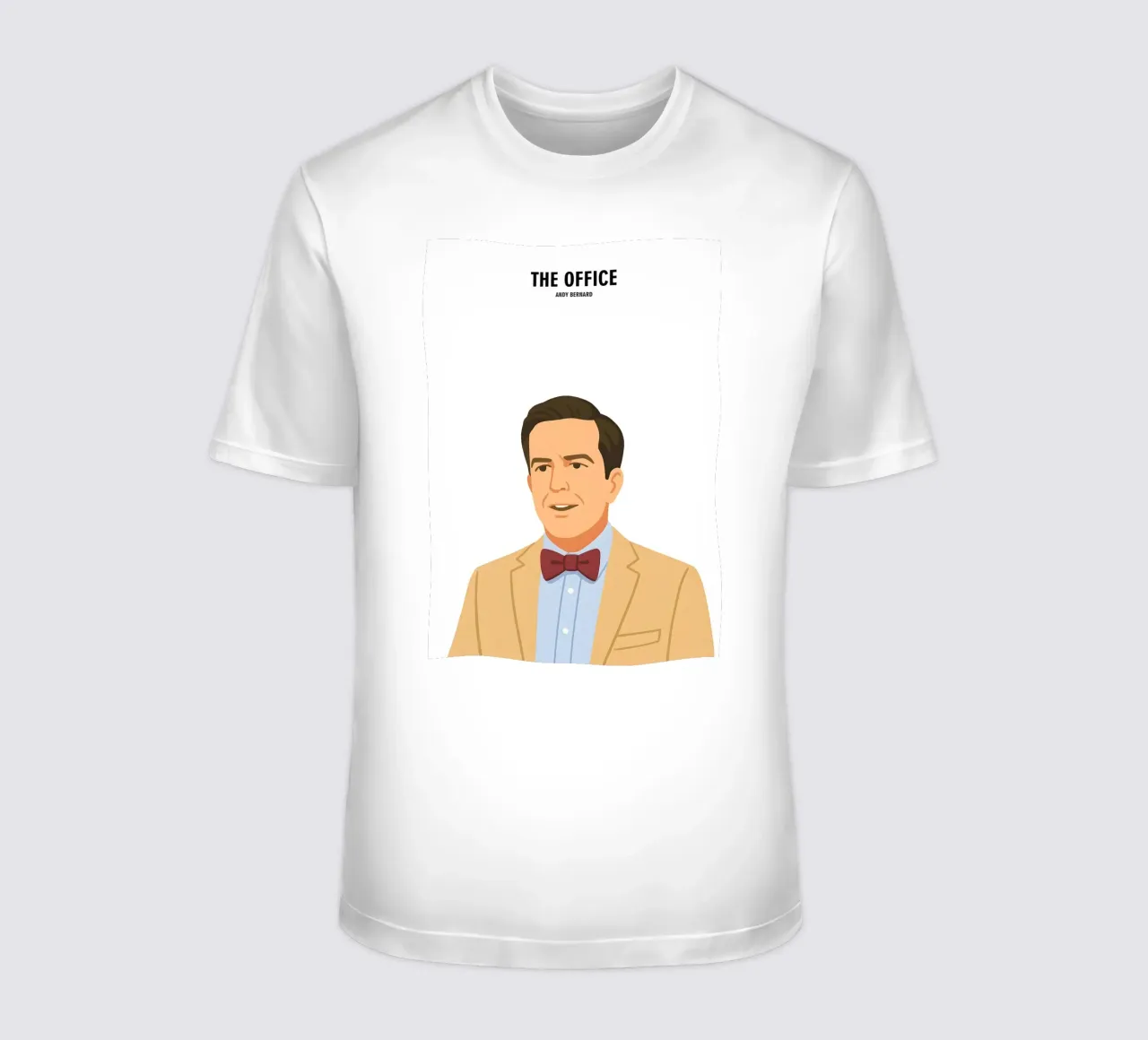 Andy Bernard The Office t-shirt da MoviesArt
