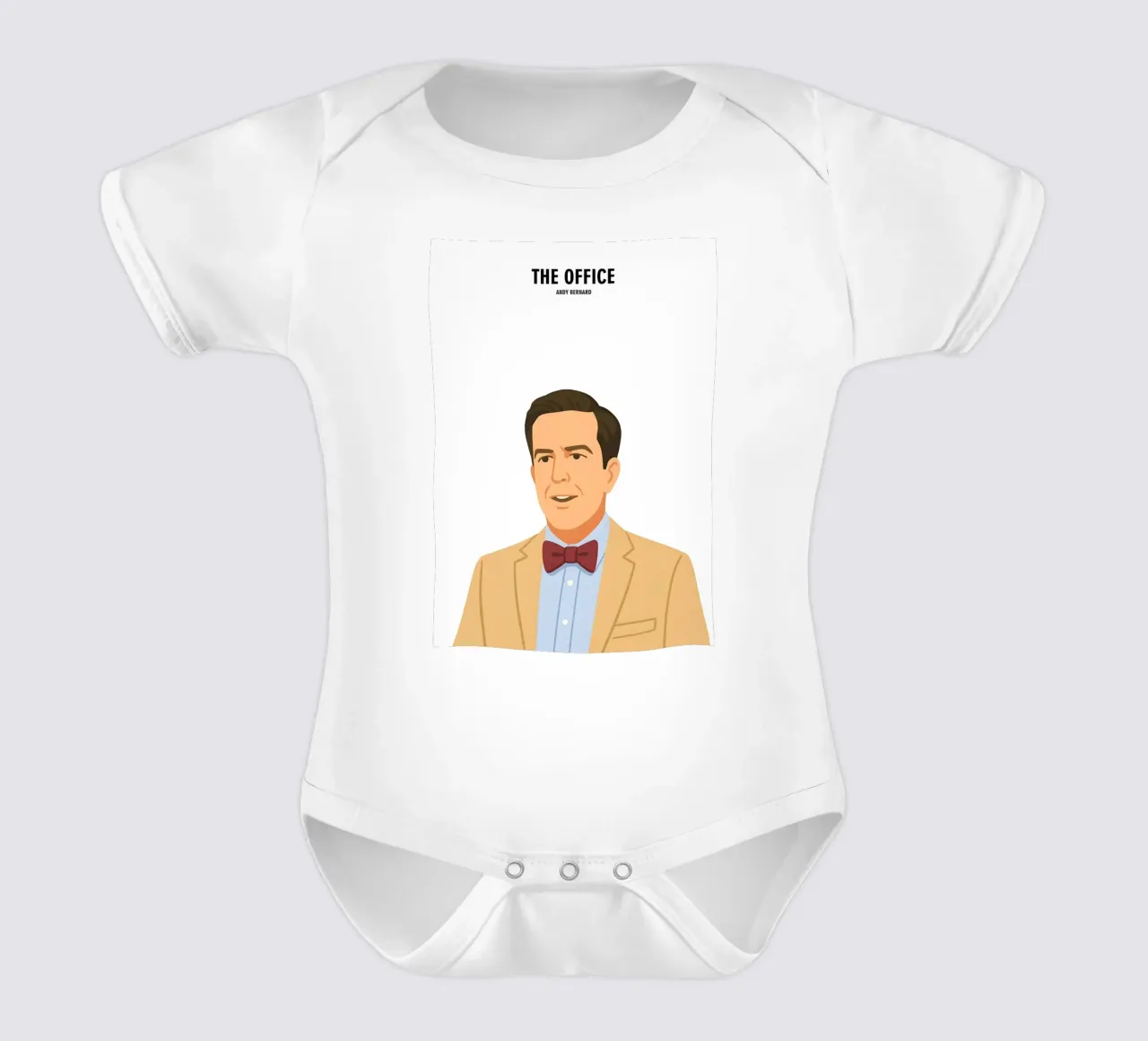 Andy Bernard The Office body neonato maniche corte da MoviesArt