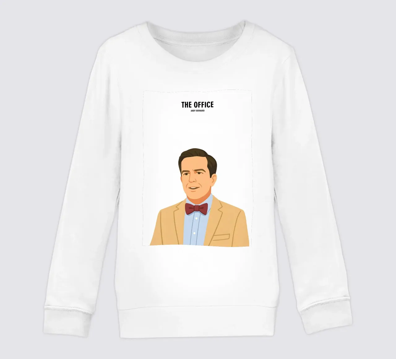 Andy Bernard The Office felpa bambino da MoviesArt
