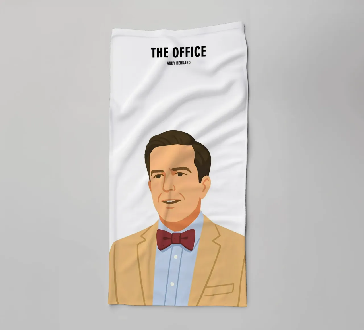 Andy Bernard The Office asciugamano da bagno da MoviesArt