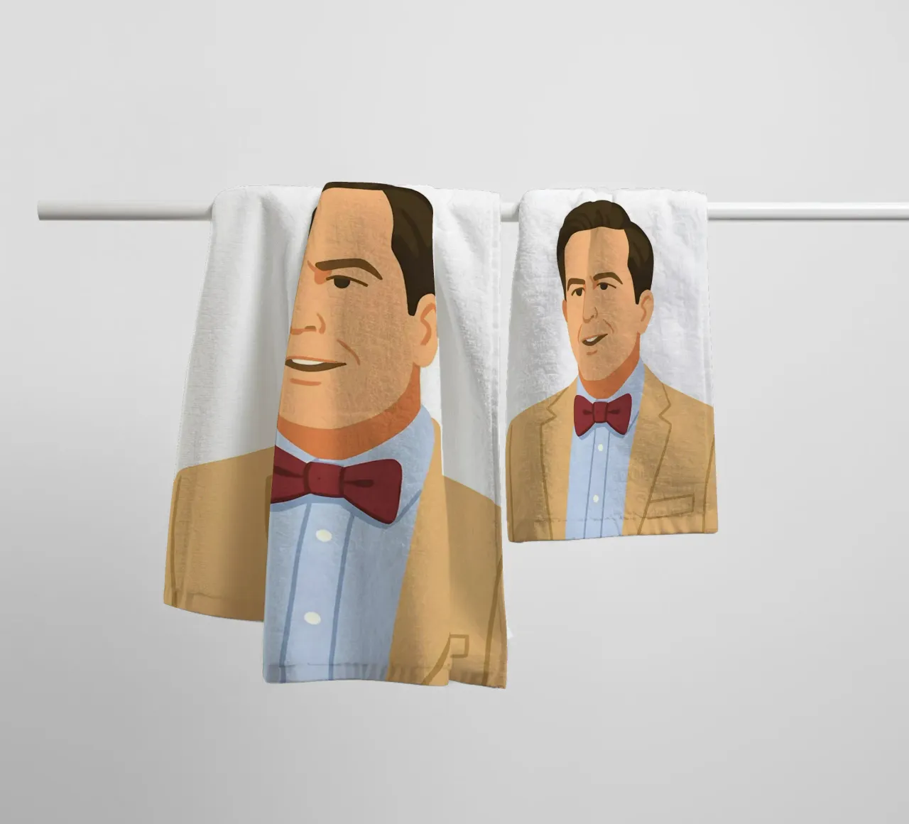 Andy Bernard The Office asciugamano da bagno da MoviesArt