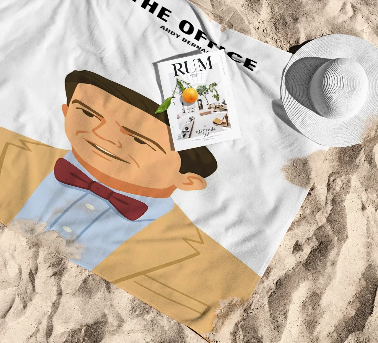 Andy Bernard The Office telo mare da MoviesArt